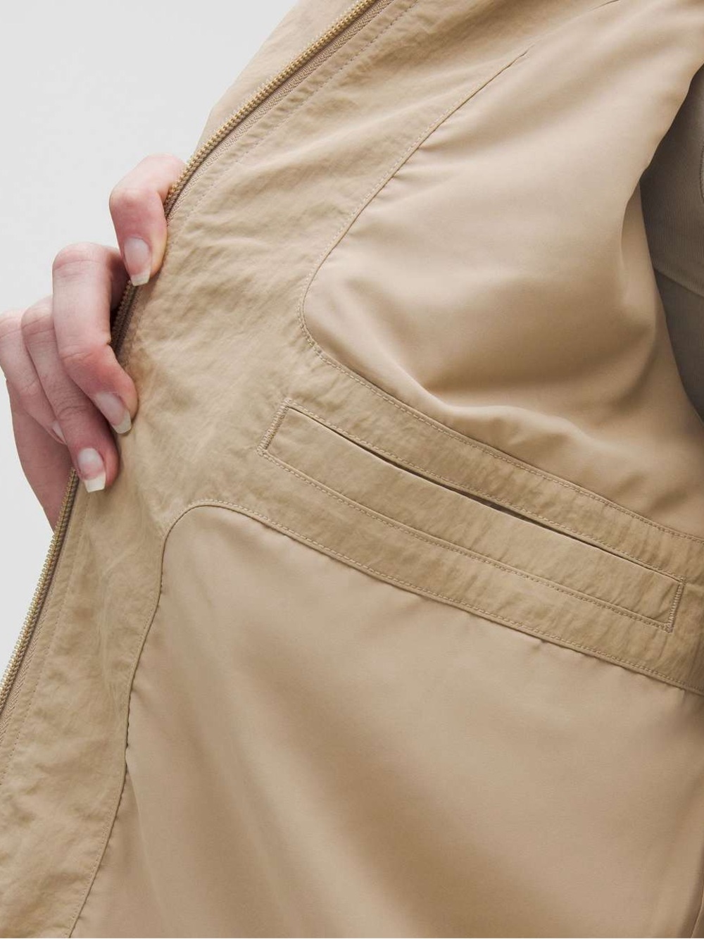 Lululemon Always Effortless Classic-Fit Jacket Sheet Oak Utility Windbreaker - Picture 6 of 9